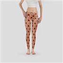 Visage répété sur tout le legging personnalisable
