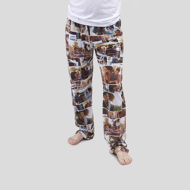 gepersonaliseerde heren pyjama met collage