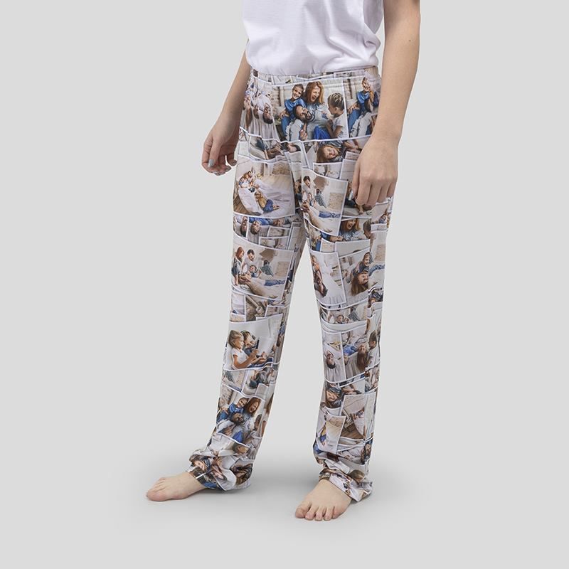 オリジナルレディースルームパンツ 女性用パジャマボトムにデザイン オリジナルレディースルームパンツ 女性用パジャマボトムにデザイン