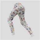 track pants with photo collage