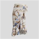 personalized flounce skirt long photo montage