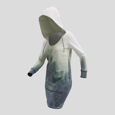hooded sweatshirt dress