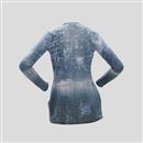 Cardigan imprimé avec photo de paysage