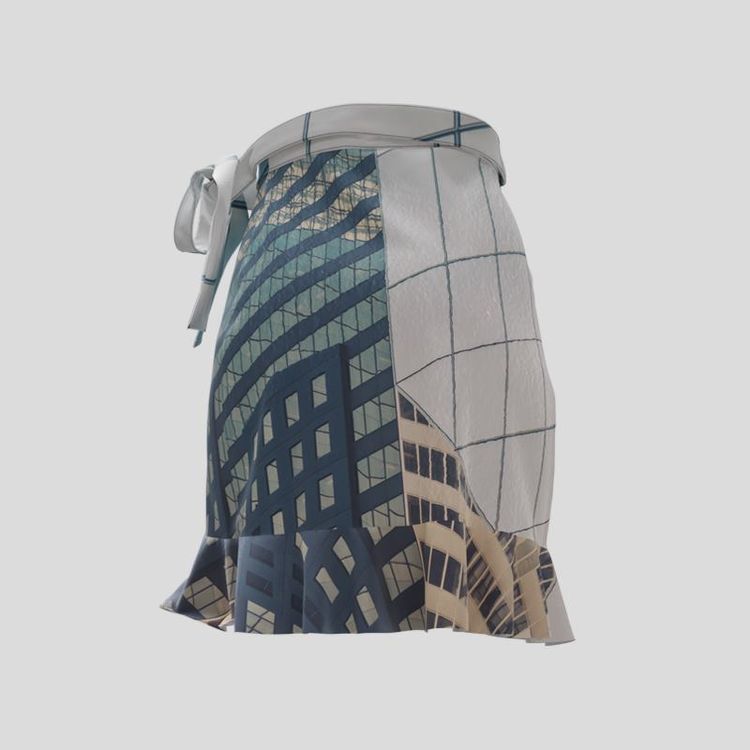 personalized flounce skirt pattern