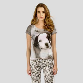 pyjama oberteil mit hund