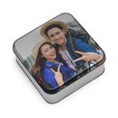 Family photo tin lid design