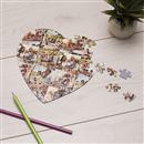 puzzles corazón personalizados