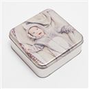 Caja Metalica Cuadrada Personalizada bebe