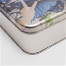 borde redondo Caja Metalica Cuadrada Personalizada