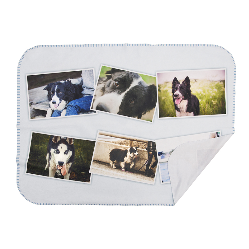 Custom dog hot sale print blanket