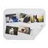 personalised dog blanket printed with photo collage