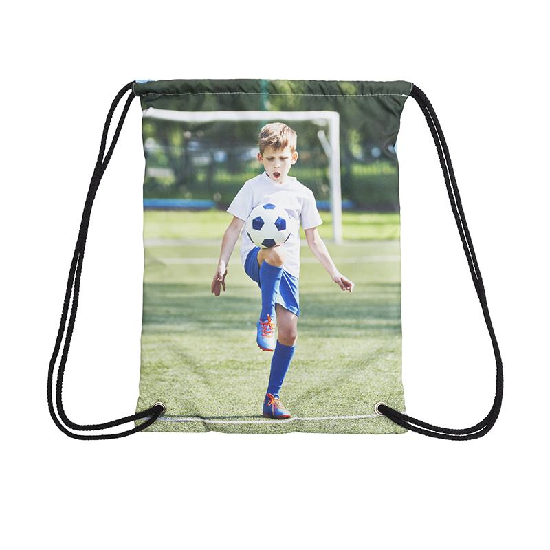 Personalised Drawstring Bag Girls Boy Custom Name PE Gym School Backpack Kids 