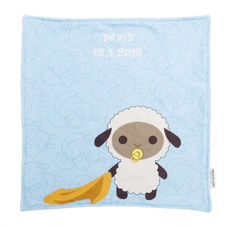 personalized fleece baby blanket