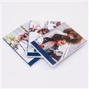 3 verschiedene foto motive taschennotizbuecher