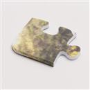 detail plastic puzzel stukje