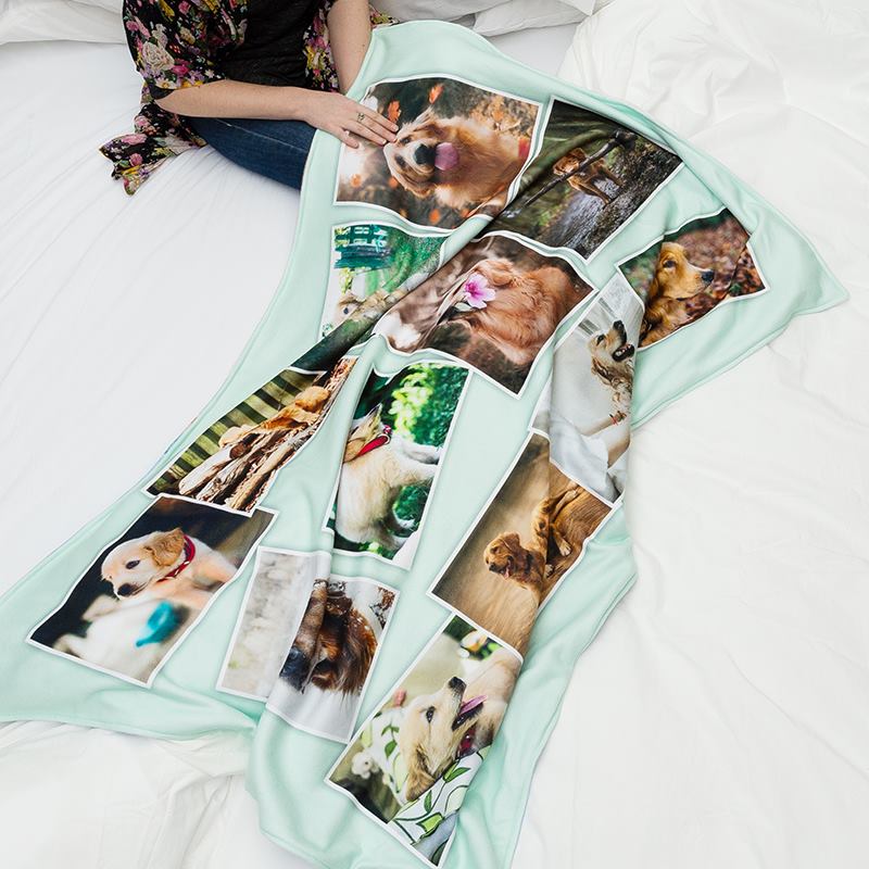 Low resolution photo blanket sale