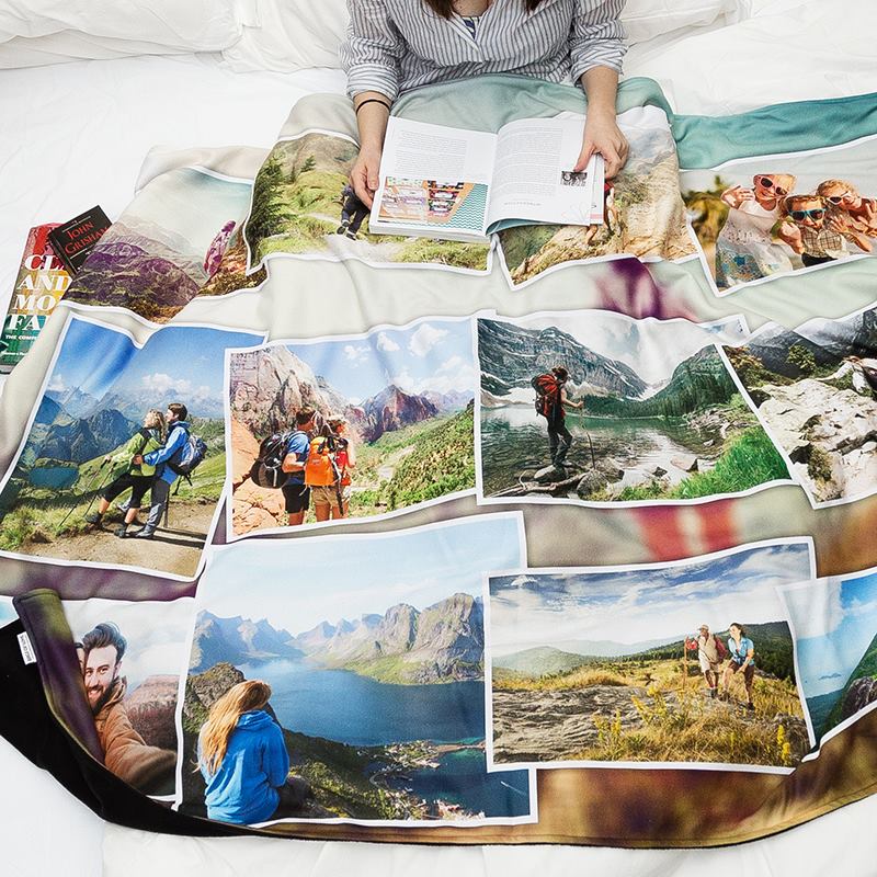 Personalized Polar Fleece Collage Photo popular Throw Blanket / Tapestry Wall Hanging