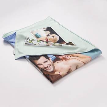 personalised double sided blanket