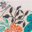 georgette stoff bedruckt detail