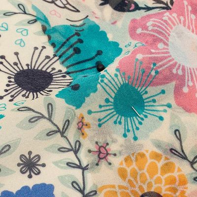 printed georgette fabric