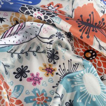 Soie artificielle impression