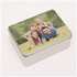 Family photo biscuit tin design