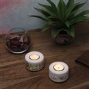 Set of 2 Ceramic Tea Light Holders