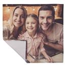 folded personalised handkerchief featuring photo of couple