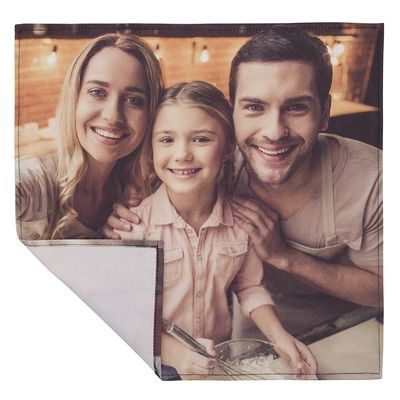 personalized handkerchief printed with father and daughter