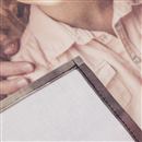 Pocket square hemming detail