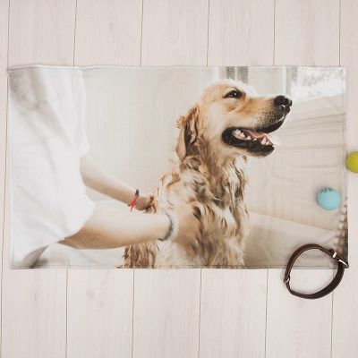 microfibre pet towel printed with your designs