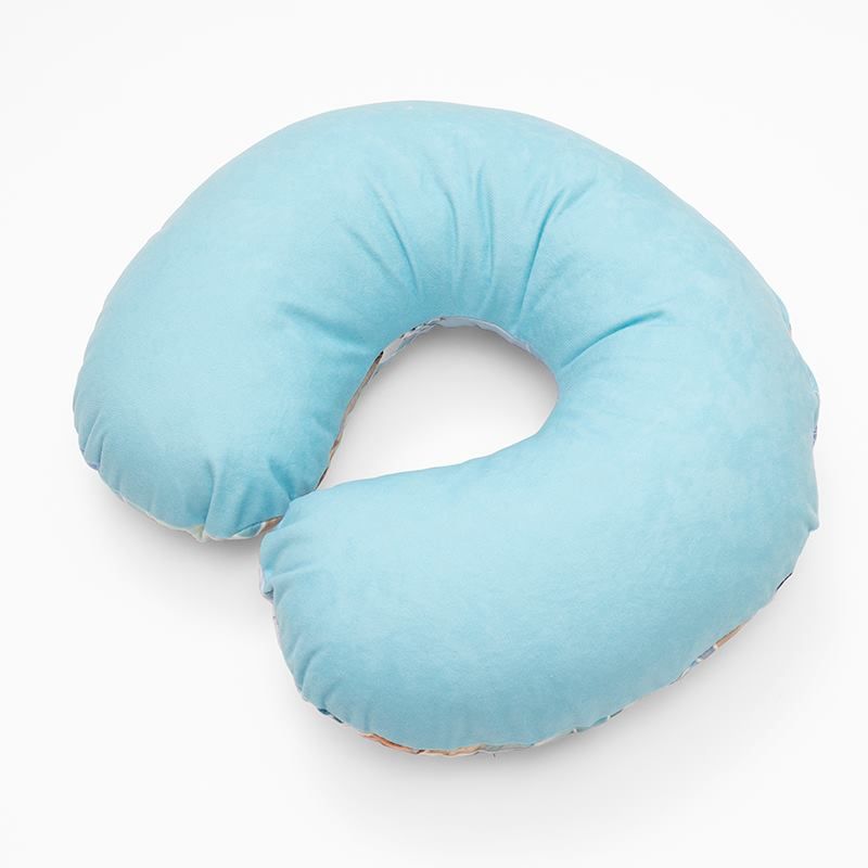 Close up of travel neck pillow for airlines