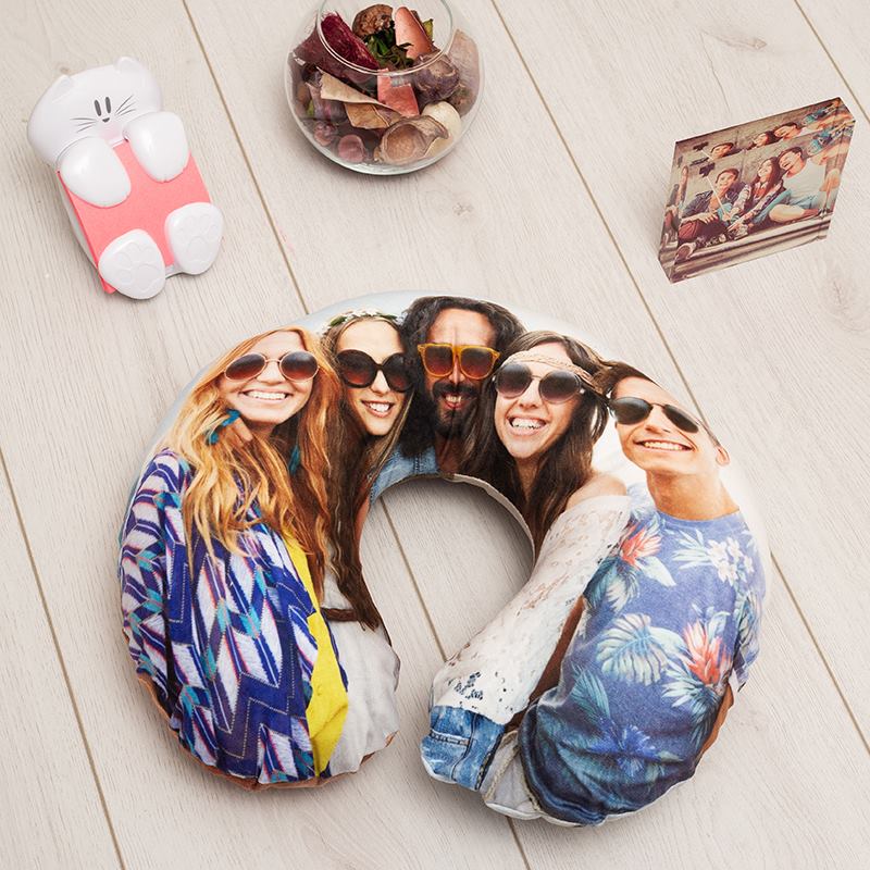 Personalized travel pillow clearance case