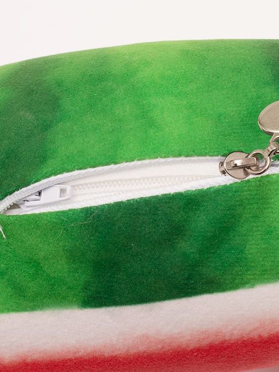 トラベル用ネックピロー ジッパー部分