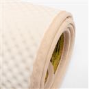 Rolled rubber backed yoga mat