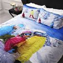 parure de lit personnalisée photo