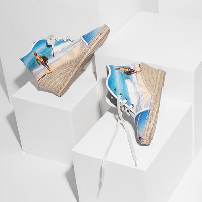 sleehak espadrilles bedrukken
