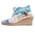 espadrille wedges printed with photo