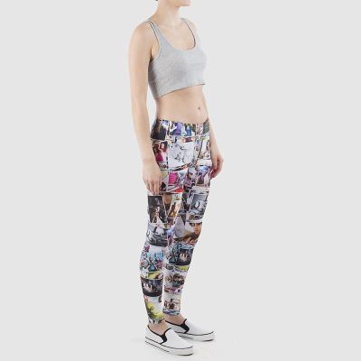personalized collage leggings