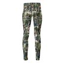 Printed Montage design leggings Fluid Velour fabric