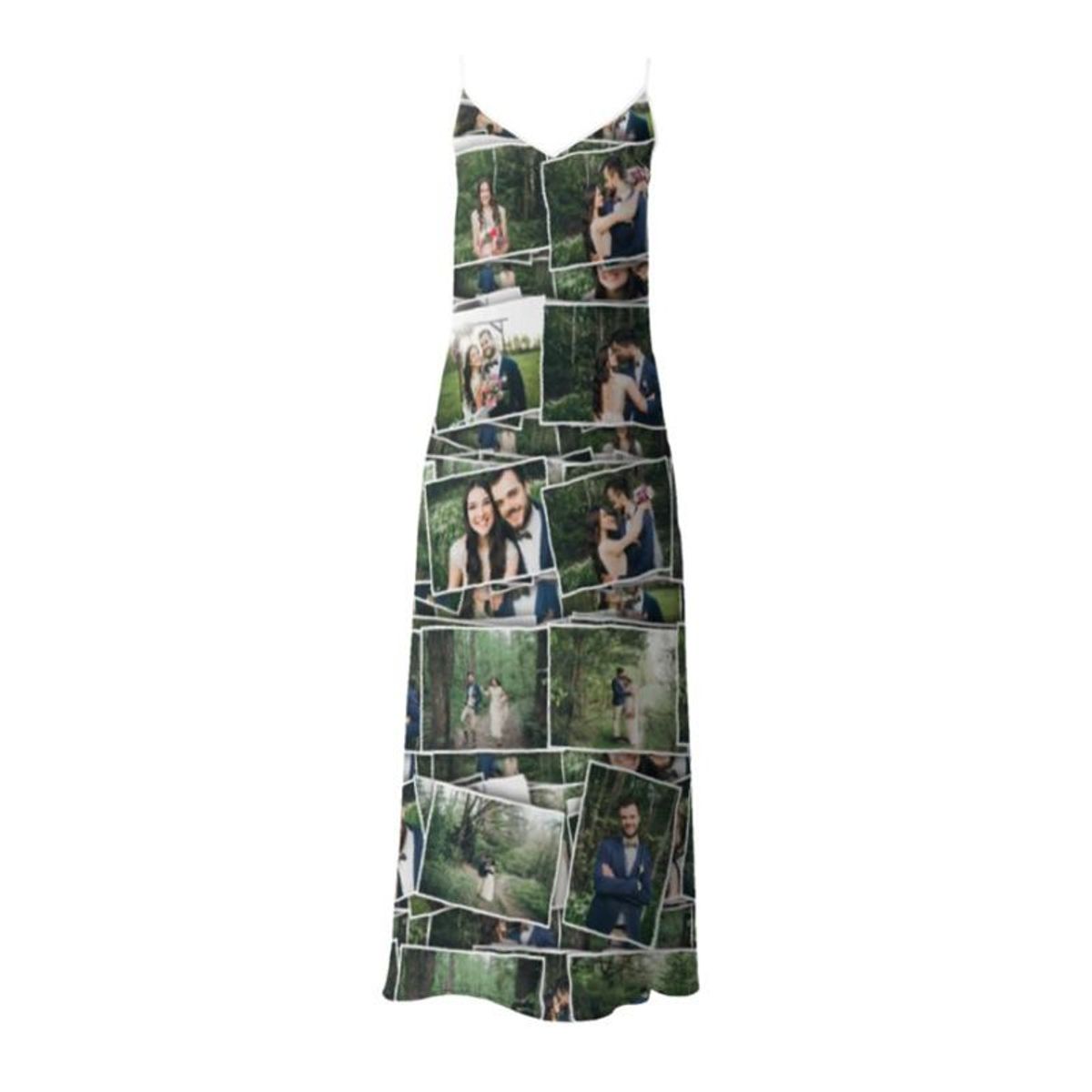 Custom Print Slip Dress for Mom: Design A Special Mother's Day Gift with Her Favorite Photos or Patterns, Lightweight Fabric Custom Print Slip Dress for Mom: Design A Special Mother's Day Gift with Her Favorite Photos or Patterns, Lightweight Fabric
