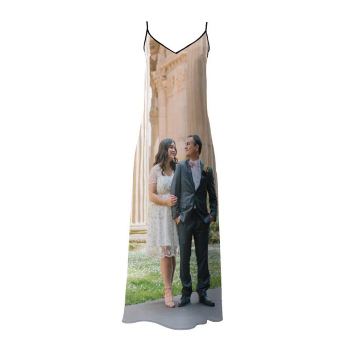 Celebrate Togetherness: Friendship Day Maxi Slip Dress in Luxurious Polyester Crepe Weave, Perfect for Your Special Bond Celebrate Togetherness: Friendship Day Maxi Slip Dress in Luxurious Polyester Crepe Weave, Perfect for Your Special Bond