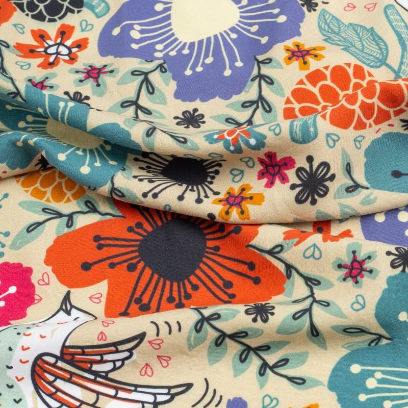 bamboo fabric printing bunched