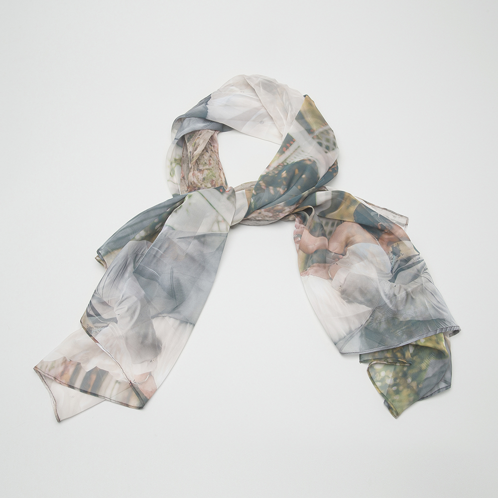 オリジナル　男性用　シルクスカーフ