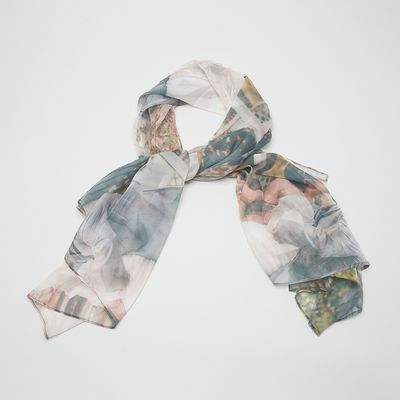 personalized men's silk scarf