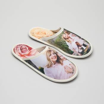 printed slippers