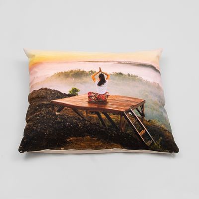 Personalised meditation pillow cover