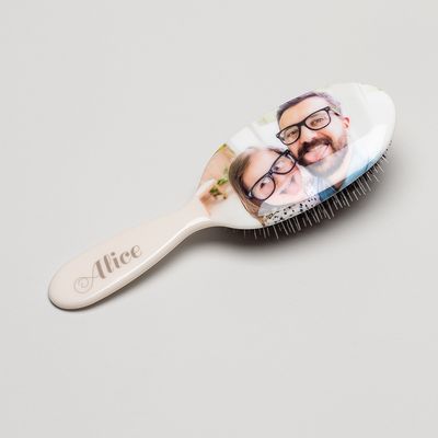 personalised hair brush