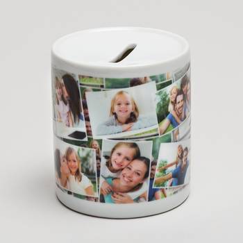 Tirelire personnalisée avec photo