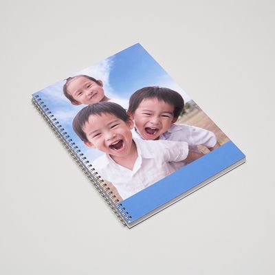 personalised spiral note book